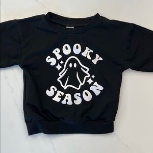 Black 'Spooky Season' Sweatshirt